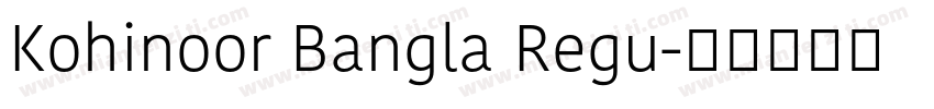 Kohinoor Bangla Regu字体转换